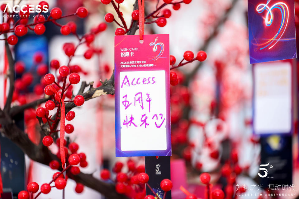 ACCESS5周年慶典活動(dòng)策劃更多的是歡樂(lè)與喜慶